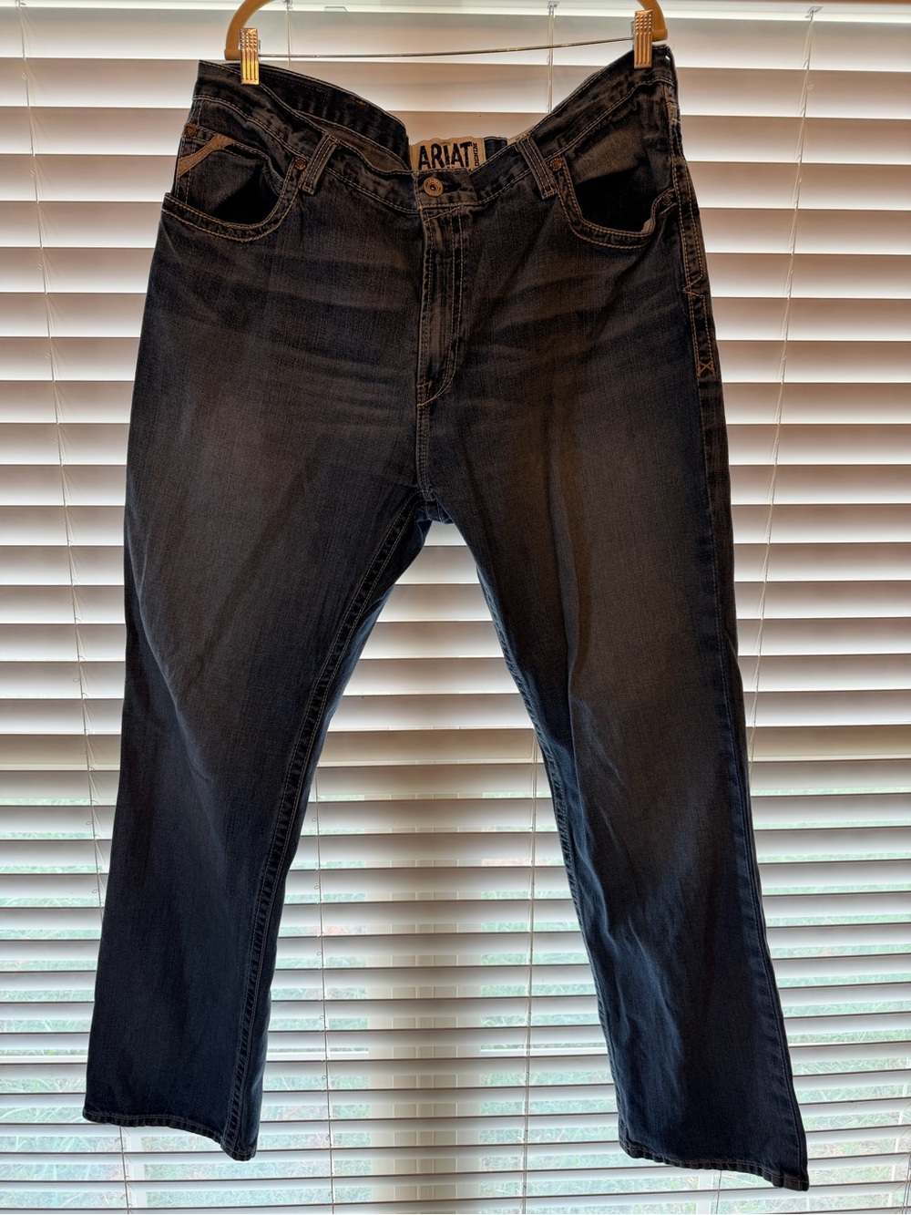 Ariat Men's Dark Indigo Relaxed Straight Jeans